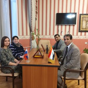 Делегация УдГУ встретилась с новым советником Бюро культуры посольства Республики Ирак в Москве