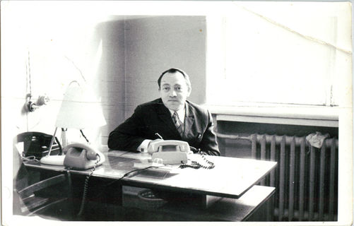 Заведующий кафедрой педагогики и психологии А.К. Байметов, 1976 г.