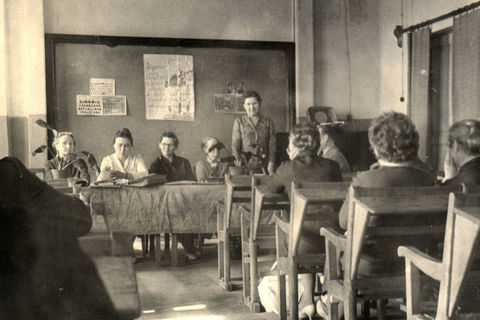 Учебная аудитория, 1960-е гг.