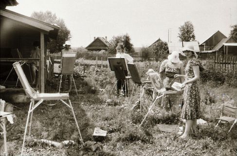 Пленэр в селе Кыйлуд, 1985 г. (2)